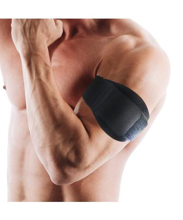 Bicep Tendonitis Brace | ZOET: Bicep & Tricep Compression Sleeve for Upper Arm Support | Comfortable & Adjustable Biceps Brace for Pain Relief Inflammation or Muscle Strains (Size 8 to 15 )