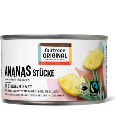 Fairtrade Original Sugar-Free Pineapple Pieces | 12 Doses (227g) | Sweet & Healthy Pineapple Snacks - Buy Online on GoSupps.com