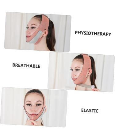 minkissy 1pc Thin Face Belt Anti Wrinkle v Chin Strap Tape Empty Tubes Bulk Face Lifting Anti Double Chin Strap Anti-double V Strap Woman Mercerized Cloth Shaping Belt 60X10.5X1cm Orange - Buy Online on GoSupps.com