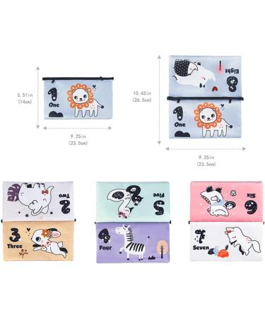 Katutude Baby Fabric Book & Mirror Toy Set - Black White Contrast Pattern | Perfect Gift for Newborns (0-36 Months) | Soft Crackling Book & Bite Ring - Buy Online on GoSupps.com