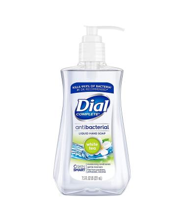 Dial Anti-Bacterial White Tea Liquid Soap 7.5oz Pump - Pack of 3 - Buy Online on GoSupps.com
