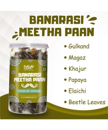 TNO Real Leaf Banarasi Meetha Paan Mukhwas (Without Supari & Areca Nut) - 200g - Buy Online on GoSupps.com