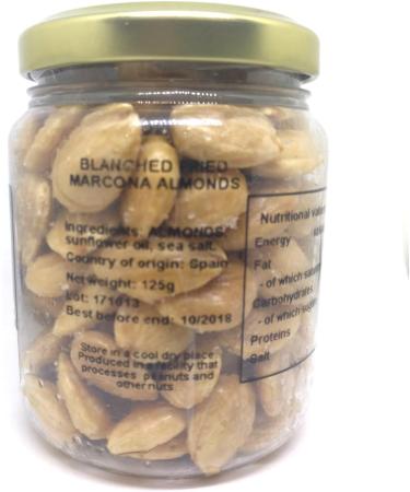 Premium Spanish Marcona Almonds by Almondeli 125g - Buy Online on GoSupps.com
