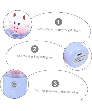 DRESSOOS Portable Diffuser Humidifiers Lip Plastic Aroma Carry Facial Hydrating Size Makeup Mister Water Spray Portable Skin - Buy Online on GoSupps.com