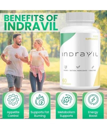 Indravil Capsules - Weight Management Capsules - Natural Ingredients - 60 Capsules - Fitness Hero Supplements - Buy Online on GoSupps.com