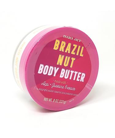 Trader Joe's Brazil Nut Body Butter - Acai & Guarana Extracts 8 Oz (227g) - Buy Online International Shipping Available - Buy Online on GoSupps.com