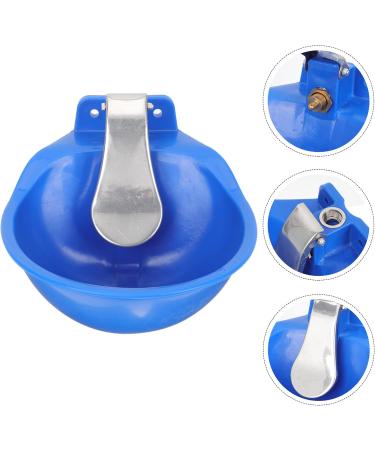 Mipcase Cow Drinking Bowl Stainless Sink Goat Feeder Blue Accessories Farm Feeding Water Bowl Automatic Dog Waterer Horse - Buy Online on GoSupps.com