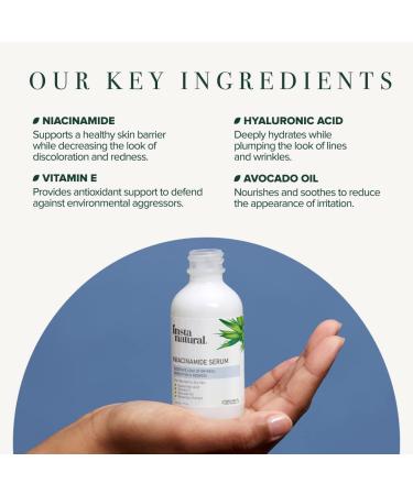 InstaNatural Anti-Aging Collagen Serum 1 oz - Youthful Skin & Wrinkle Reduction - Buy Online on GoSupps.com