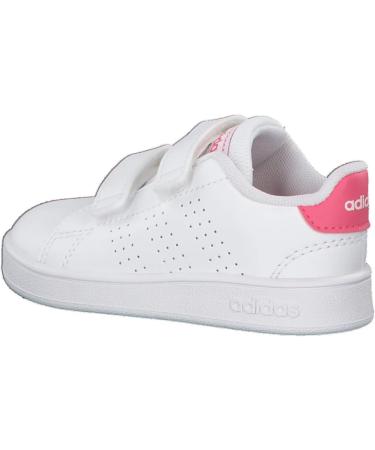 adidas Kids Advantage Cf I Sneaker - White Pink (Child 9 UK) - Buy Online on GoSupps.com