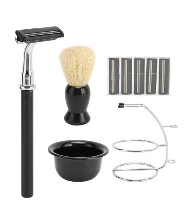 Vomeko 5-in-1 Shaving Set | Complete Shaving Kit with Shell Razor & Brush Holders | Perfect Gift for Father Husband & Friends - Ideal for Birthdays & Valentine's Day - Buy Online on GoSupps.com