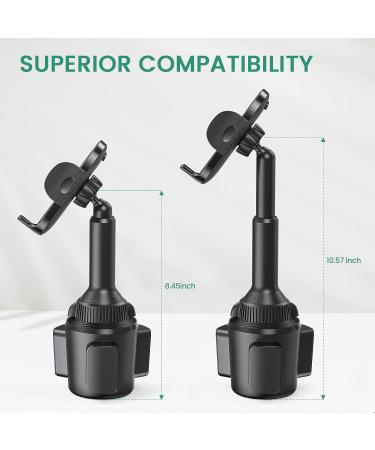 Golf Cart Phone Holder - Universal Cup Holder Mount for 4.7-6.8 Cell Phones | Fits EZGO, Club Car, Yamaha & More - Buy Online on GoSupps.com