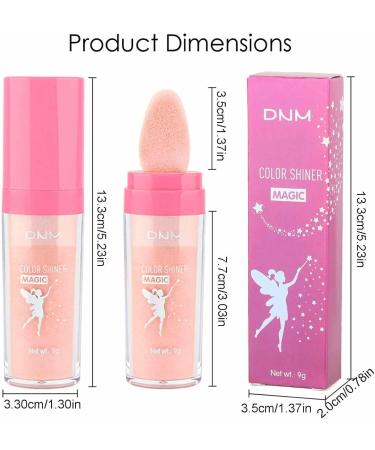 Makeup Highlighter Fairy Patting Powder Stick Highlighter - Shimmer Three-Dimensional Makeup Stick for Face Body Tmay 02#pink - Buy Online on GoSupps.com