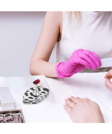 Nail Art Exhibition Stand - Acrylic Nail Tip Holder & Portable DIY Exercise Stand with Magnetic Base - Silver for Home & Salon - Buy Online on GoSupps.com