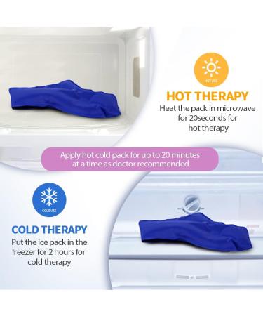 Newgo Migraine Cooling Pad - Gel Cooling Pillow & Headband for Migraine Relief Headaches & Sinus Pain - Violet - Buy Online on GoSupps.com