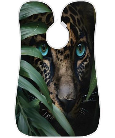 Leopard Beard Bib Apron for Men | Beard Hair Catcher - Perfect Father's Day & Christmas Gift with Suction Cups - Buy Online on GoSupps.com