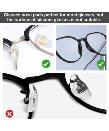 Buy SWIRLCOLOR D-Shape Glasses Nose Pads (24 Pairs) & Elastic Knit Bracket Covers (4 Pcs) - Perfect Accessories for Sunglasses & Reading Glasses - International Shipping Available - Buy Online on GoSupps.com