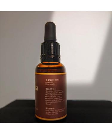 100% Organic Batana Oil for Hair Growth - Nourishing & Radiant Hair & Skin - 30ml | Reduce Hair Loss with Rosemary - Ideal for Women & Men - Buy Online on GoSupps.com