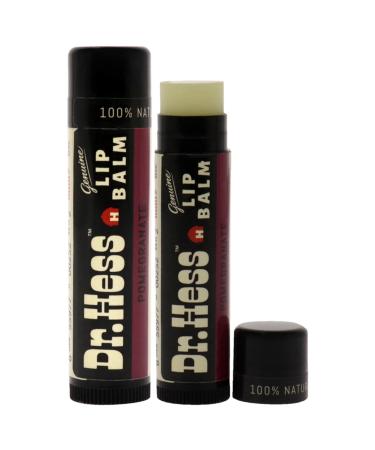 Dr Hess All Natural Lip Balm Pomegranate 4 Count
