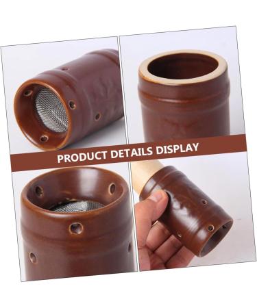 Portable Red Porcelain Moxibustion Container | Lurrose Moxa Cone Burner & Moxibust Box for International Shipping - Buy Online on GoSupps.com