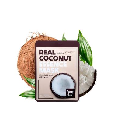 Buy FARMSTAY Real Essence Mask 12-Combo - Mango Coconut Peach & Avocado | Premium Korean Skin Care Mask Sheet for Radiant Skin - Buy Online on GoSupps.com