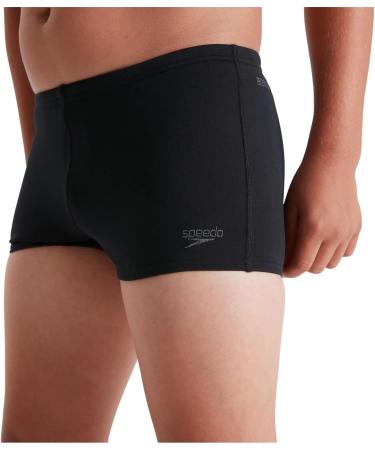 Speedo Boys Eco Endurance+ I Aquashort - Durable Swim Shorts for Ages 11-12 - Black Color | International Shipping Available - Buy Online on GoSupps.com