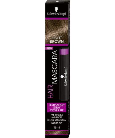Schwarzkopf Hair Mascara, Light Brown, 1 Tube (16ml)