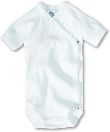 Sanetta Wrap Bodysuit Half Sleeve | Sustainable Organic Cotton Baby Bodysuit - Cute & Comfortable for Infants - Buy Online on GoSupps.com