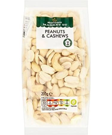 Morrisons Peanuts & Cashews 200g - Buy Online on GoSupps.com