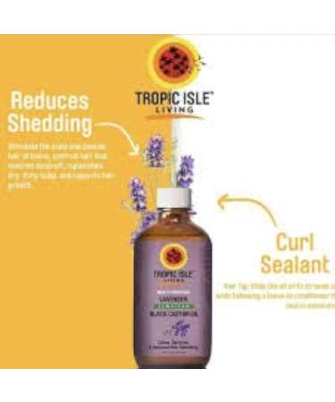Tropic Isle Jamaican Black Castor Oil with Lavender Pack of 2 | Best International Shipping - Buy Online on GoSupps.com