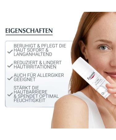 Eucerin UltraSensitive Soothing Care for Normal & Combination Skin | Hydrating Relief for Sensitive Skin | Buy Internationally - Buy Online on GoSupps.com