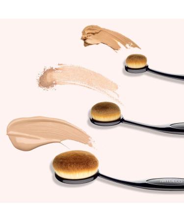 Artdeco Medium Oval Brush - Premium Quality Make-Up Brush for Contouring & Blending | 1-Piece (2-Pack) - International Shipping Available - Buy Online on GoSupps.com