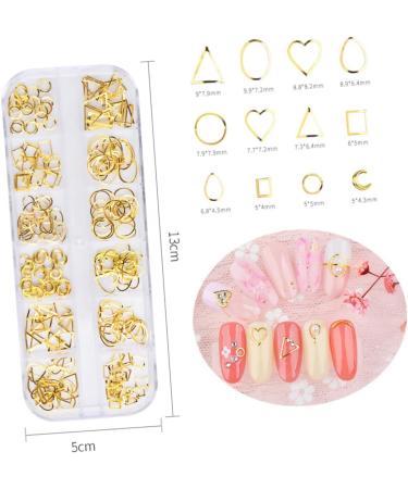 Beaupretty Faux Nails Tools Boxes nail tools nail art decoration manicure tools nail decorations for nail art manicure decoration nail art rivet nail decor metal Nail supplies rose gold - Buy Online on GoSupps.com