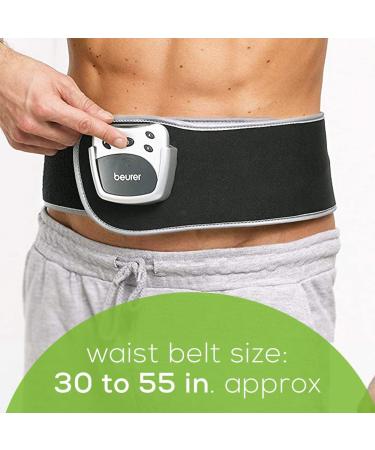 Beurer EM38 TENS Unit Lower Back Pain Relief Belt | 4 Electrodes | Adjustable & Breathable | Fits 30-55 Waist | Lumbar Support Brace - Buy Online on GoSupps.com