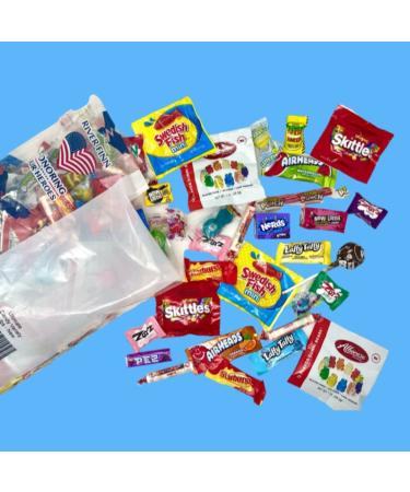 Assorted Classic Candy Mix - 4 Pounds Mega Variety Individually Wrapped Fun Size Minis Bulk Assortment for Candy Bowls, Parties, and Parades - Buy Online on GoSupps.com