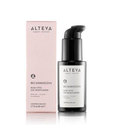Alteya Organics Day Moisturizer | Certified Organic Face Cream with Bulgarian Rose Oil | 1.7 Fl Oz - Buy Online on GoSupps.com
