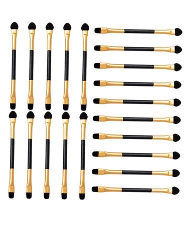 CRILSTYLEO 20pcs Double Ended Eyeshadow Brush Make up Brush Brushes Precision Eye Shadow Brush Makeup Eye Brush