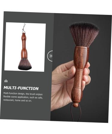 Solustrus Cleaning Brush for Tea Tablets | Wooden Tea Accessories for Kung Fu Sets | Dishwasher Safe Water Cup Brush | 1 Pack Brown - Buy Online on GoSupps.com