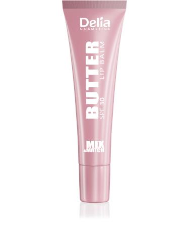 Delia Cosmetics Delia Cosmetics Mix & Match Butter Lip Balm Coffee Time Nourishing lip balm in a tube SPF 30 Juicy shine Long-lasting hydration Light velvety color 10 ml