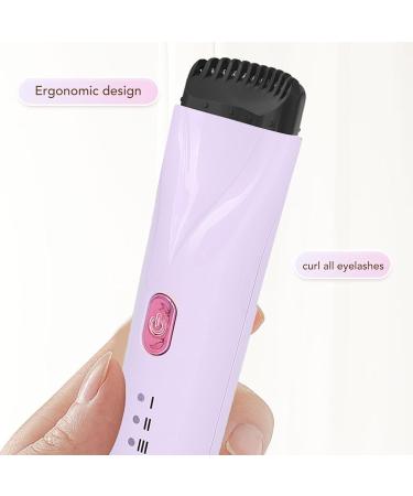 360 Degrees Push Heated Eyelash Curler with 3 Temperature Gears Long Lasting Curling Portable Size Brush Included for Beautiful Curled Lashes (Sonewept5zc8s6r-12) - Buy Online on GoSupps.com