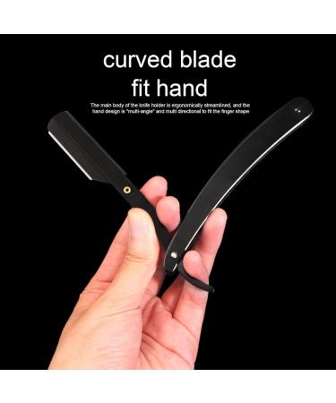 Old Fashioned Stainless Steel Manual Razor Holder - Men's Straight Edge Barber Razor Stand - Buy Online on GoSupps.com