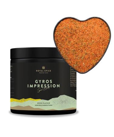 ROYAL SPICE Royal Spice Gyros Impression 350g Gyros Spices Doner Seasoning & BBQ Seasoning Greek Spice Mix & Spices for Gyros Doner Meat/Skewers Souvlaki Liver Steak Lamb and Feta