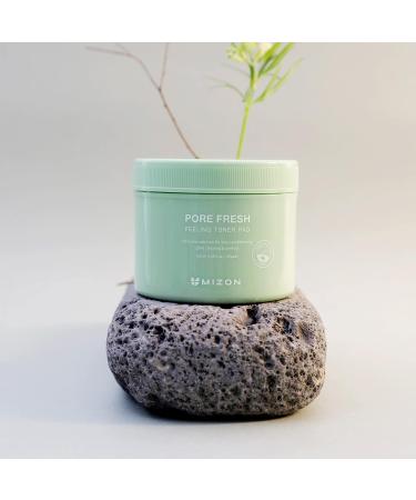 MIZON Pore Fresh Peeling Toner Pads - AHA BHA PHA Exfoliating Toner for Soothing, Toning, and Pore-Tightening (60 Pads) - Buy Online on GoSupps.com