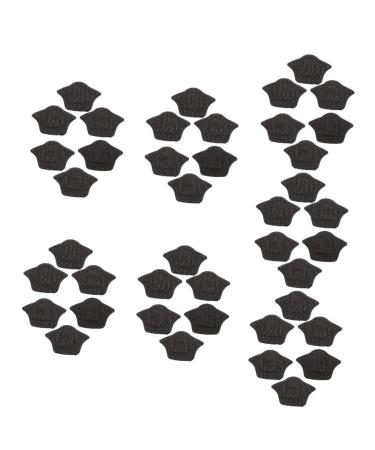 NOLITOY 21 Pairs Cuttable Half Size Stickers Heel Rubbing Tape Heel Grips Foot Care Protector Pads Absorbing Support High Shoe Inserts Shoe Heel Pad Cloth Sports Shoes Women's Supplies