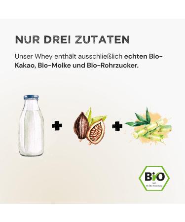  Harvest Republic HARVEST REPUBLIC Organic Whey Protein Powder with Chocolate Flavor 750g | Whey Protein | Whey Protein for Muscle Development | Up to 20g of Protein per Serving | - Buy Online on GoSupps.com