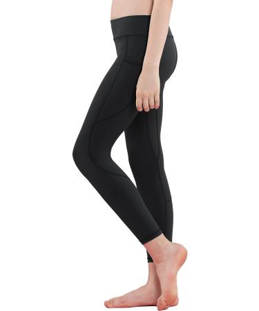Willit Girls Leggings - Youth Active Compression Tights with Pockets, Black, Large - Buy Online on GoSupps.com