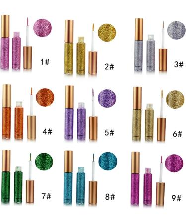 Beavorty 20 pcs liquid liquid eyeliner glitter liner for eyes metallic eyeliner 1 count (Pack of 1) Assorted Colorx2pcs - Buy Online on GoSupps.com