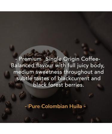 Spiller & Tait Pure Colombian Huila Coffee Beans 1kg - Top Specialty Coffee Roasted in the UK | Premium Arabica Beans for Great Taste at Home - Buy Online on GoSupps.com
