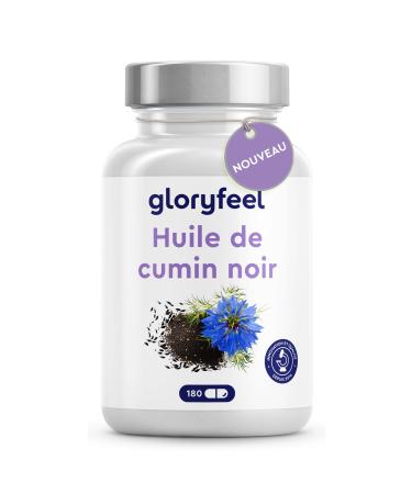 Nigella Oil 1000mg, Enriched with Vitamin E, Cold Pressed Black Cumin Seed Oil, 180 Capsules, Pure Nigella Sativa, 80% Essential Fatty Acids, Source of Omega 3 and 9, No Additives