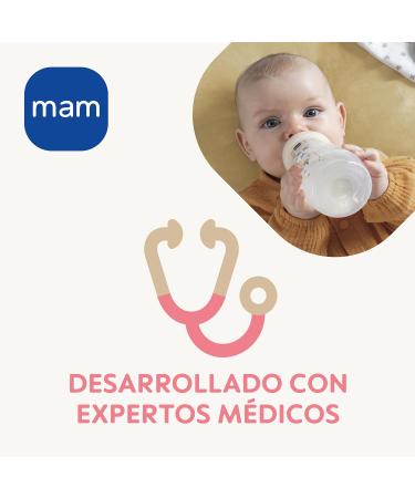 MAM Easy Active Baby Bottle A131 - Ultra Soft Silicone Teat 270ml Sterilizable for Babies 2 Months+ Blue - International Shipping Available - Buy Online on GoSupps.com