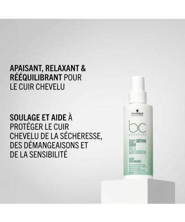 Schwarzkopf Professional Bonacure Soothing Serum Sensitive Scalp Superfood Complex Kale and Madecassoside Vegan Formula Fast Absorption Moisturizing Nourishing Anti-Inflammatory 100 ml - Buy Online on GoSupps.com